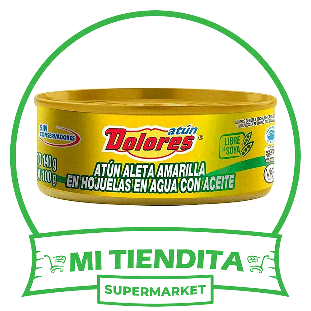 Atún Dolores Aleta Amarilla en Agua con Aceite 140 g