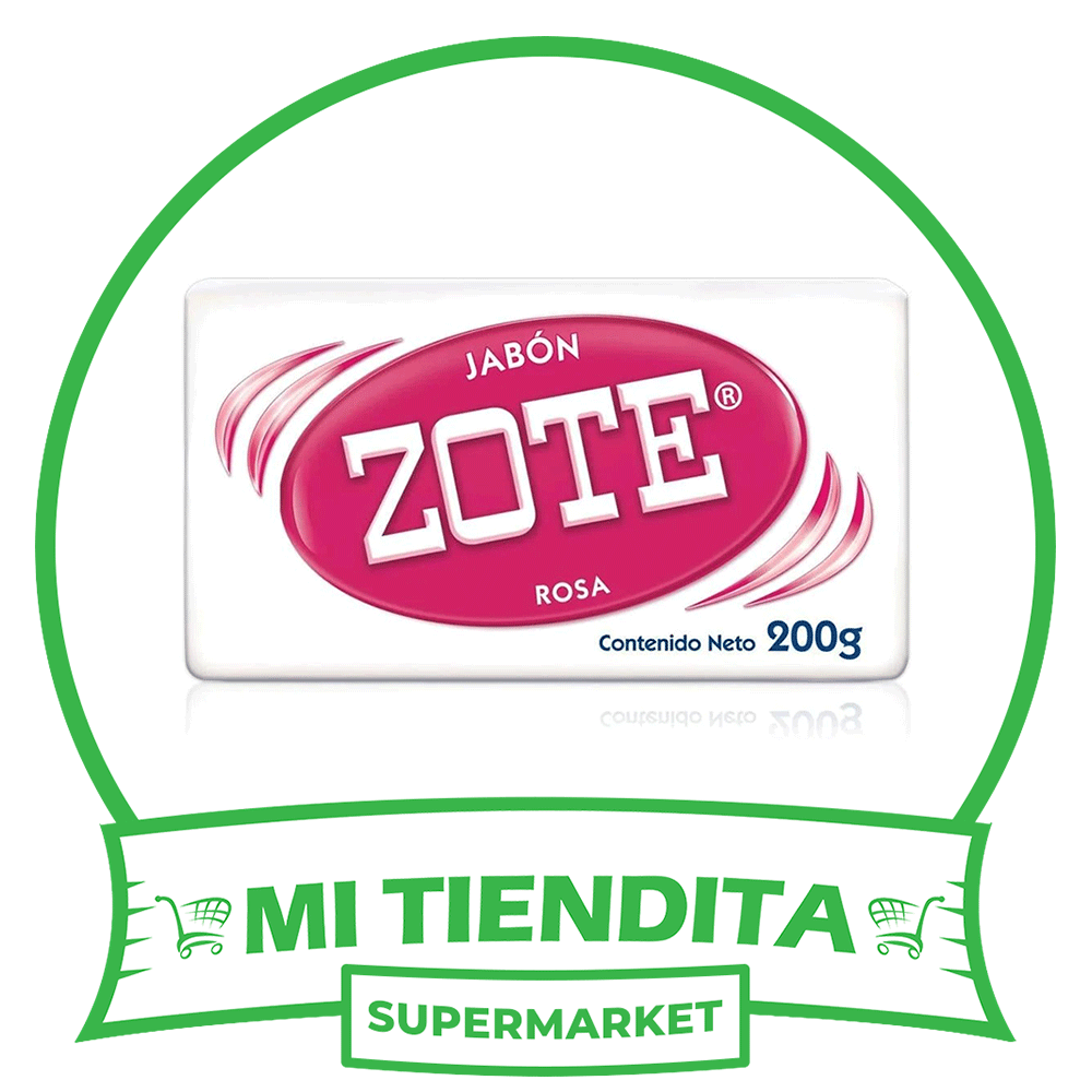Jabón Zote en Barra Rosa 200 g