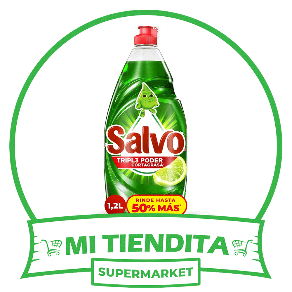 Lavatrastes Líquido Salvo Limón 1.2