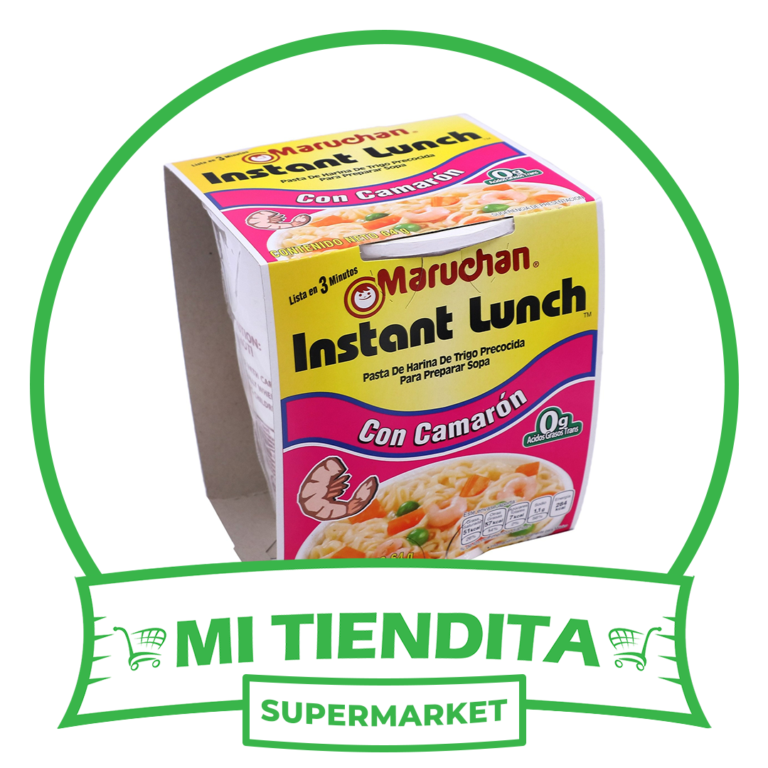 Sopa Instantánea Maruchan Instant Lunch con Camarón 64 g
